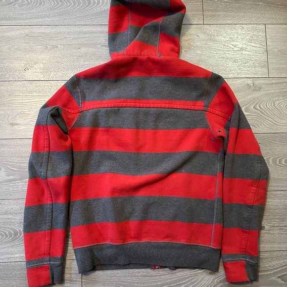 Y2K Lululemon Striped Scuba Heavyweight Cotton Hoodie - Picture 2 of 6